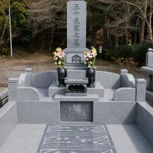墓石の洗浄 作業後