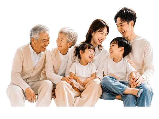 笑顔のご家族